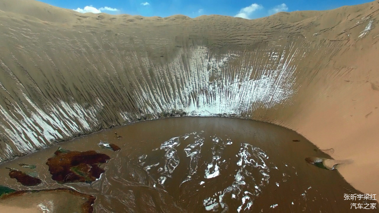 沙子泉，海拔4000米，分布着巨大的泉眼