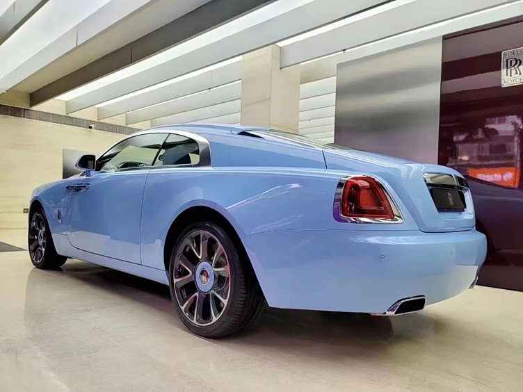 劳斯莱斯魅影绝版现车可增值配色天堂蓝查尔斯蓝