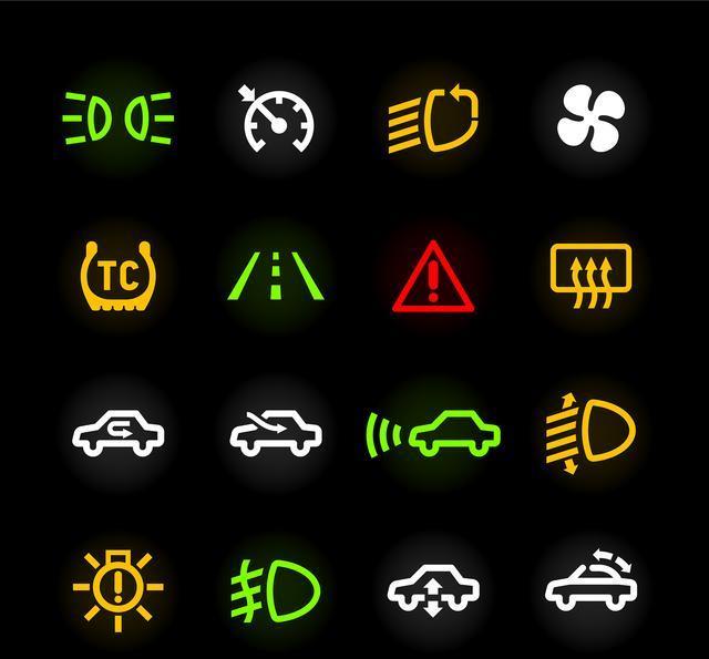 汽车雨量传感器故障灯图片