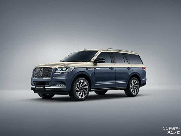林肯领航员新车售1008万双色车身35t10at七座全尺寸suv