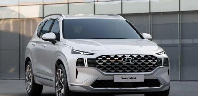 现代santafe4wD图片