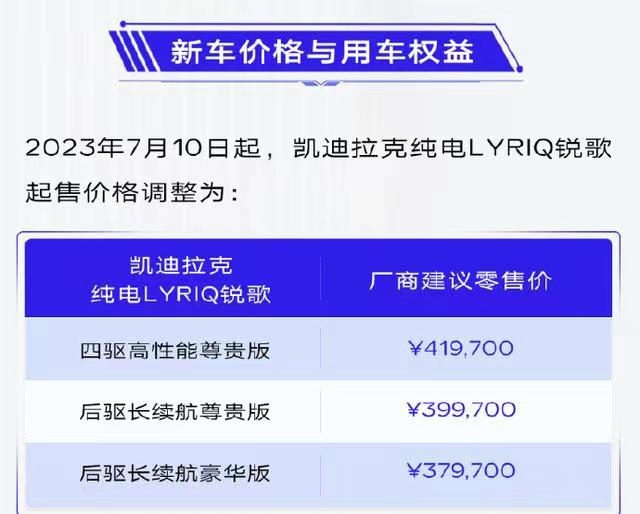 凯迪拉克lyriq参数图片