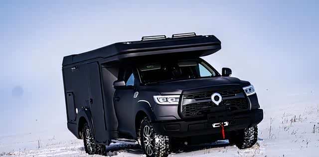 长城炮越野升顶房车问世20t柴油动力配氮气避震电动绞盘