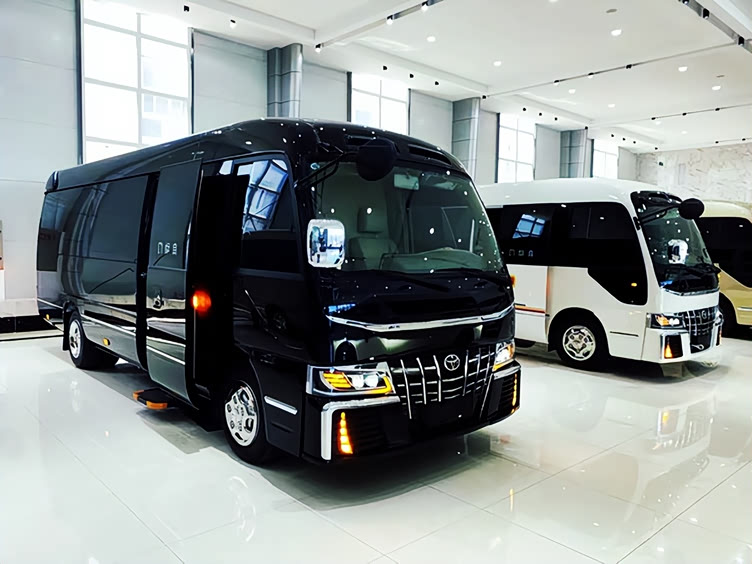 黑耀版丰田考斯特12座麻将机款现车