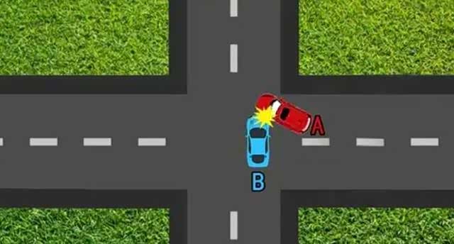 车祸大揭秘:直行车辆和左转车辆相撞,责任究竟落谁?