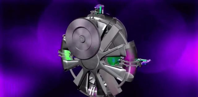 3d动画演示环形发动机的运行原理和机械加工过程,长见识了