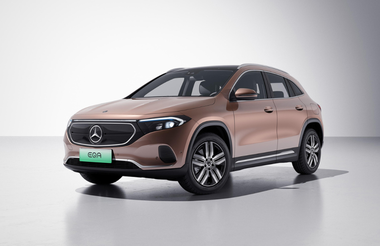 奔驰eq纯电系列最便宜车型!新款奔驰eqa含标量拉满!