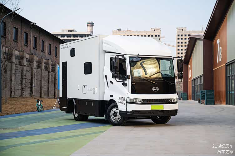 打响新能源第一枪威士捷率先推出比亚迪t5dm混动轻卡房车