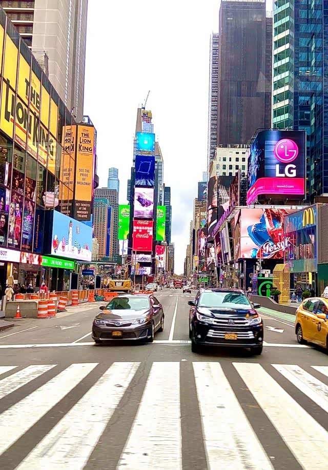 全球热门的跨年倒数地美国纽约时代广场