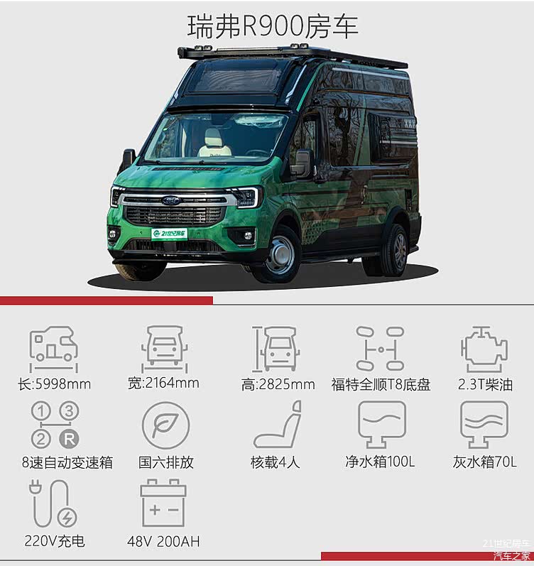 在b型房车中引入"新潮","多元","独特"的跨界外观设计,r900无疑在第一