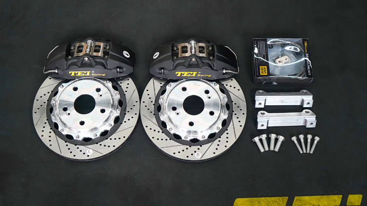 改装案例丨比亚迪宋max升级p40ns大四活塞刹车套件