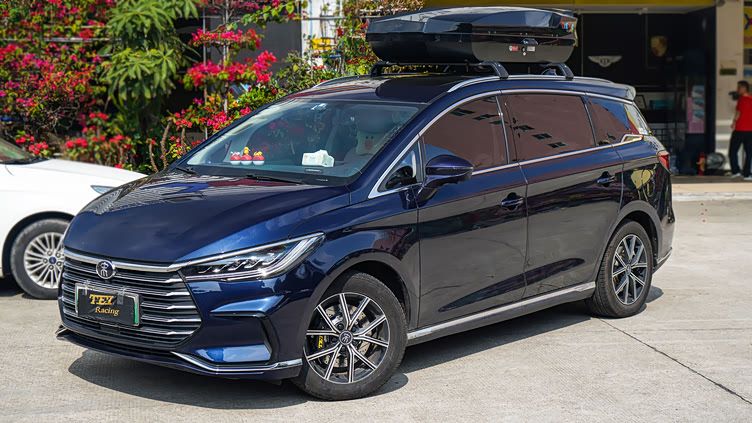 改装案例丨比亚迪宋max升级p40ns大四活塞刹车套件