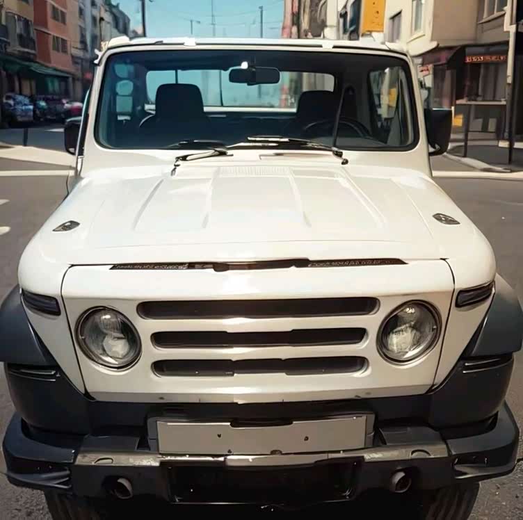 虚心改款近乎完美新北京bj212闪现街头尺寸接近坦克300