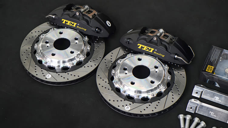 改装案例丨比亚迪宋max升级p40ns大四活塞刹车套件