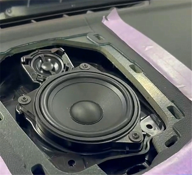 泉州宝马x3汽车音响改装劲浪isbmw100l两分频诗芬尼bo10功放