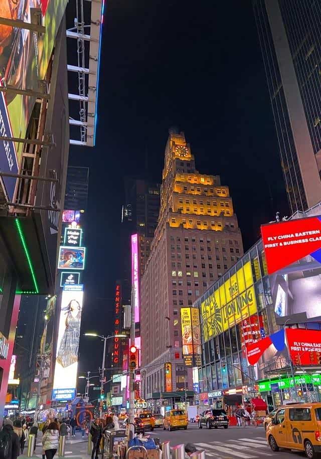 全球热门的跨年倒数地美国纽约时代广场