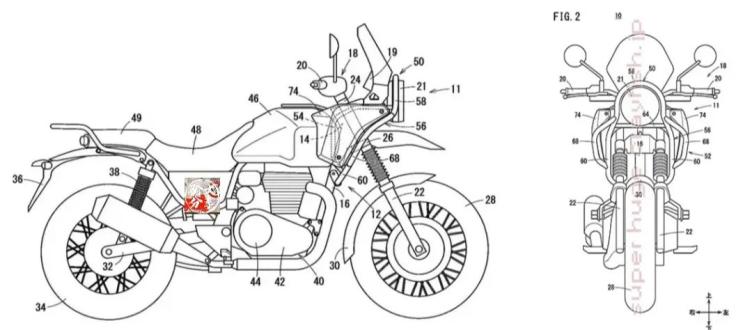 本田全新350系列曝光分別為復古車和adv車型比cb350硬核