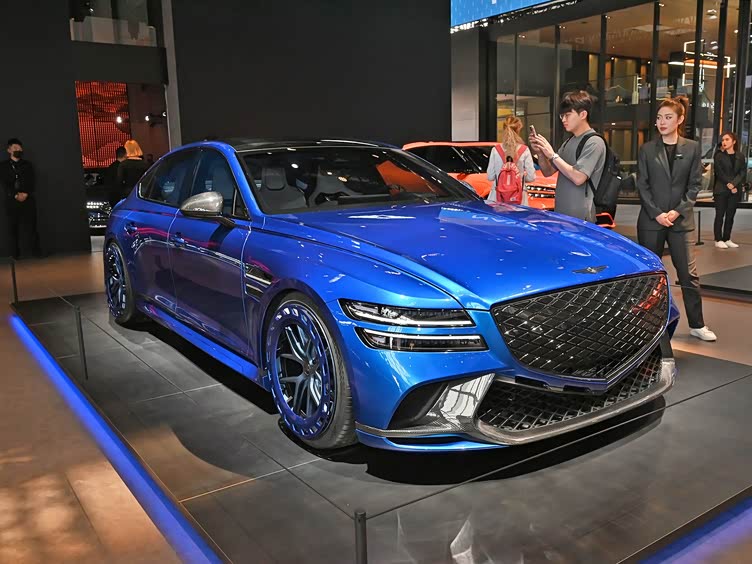 68万起 捷尼赛思新纯电g80亮相北京车展 电池容量更大