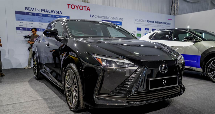 雷克萨斯rz450e现身马来西亚续航440km高颜值的日系纯电suv