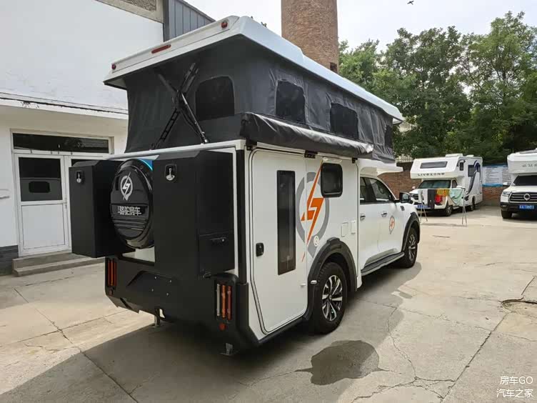 一车多用型房车,能旅行能越野能代步,览众双排升顶炮实拍