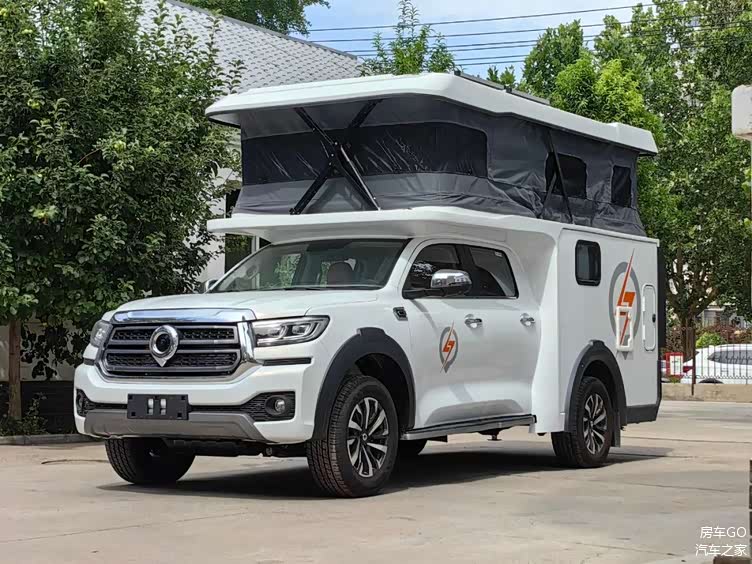 一车多用型房车,能旅行能越野能代步,览众双排升顶炮实拍